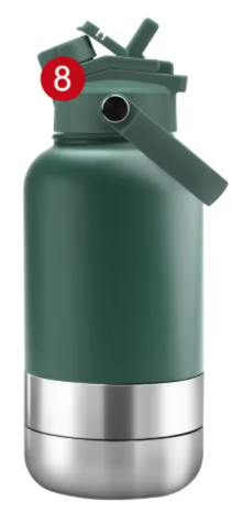 Trinkflasche für Hunde & Katzen mit integriertem Napf – 1000 ml