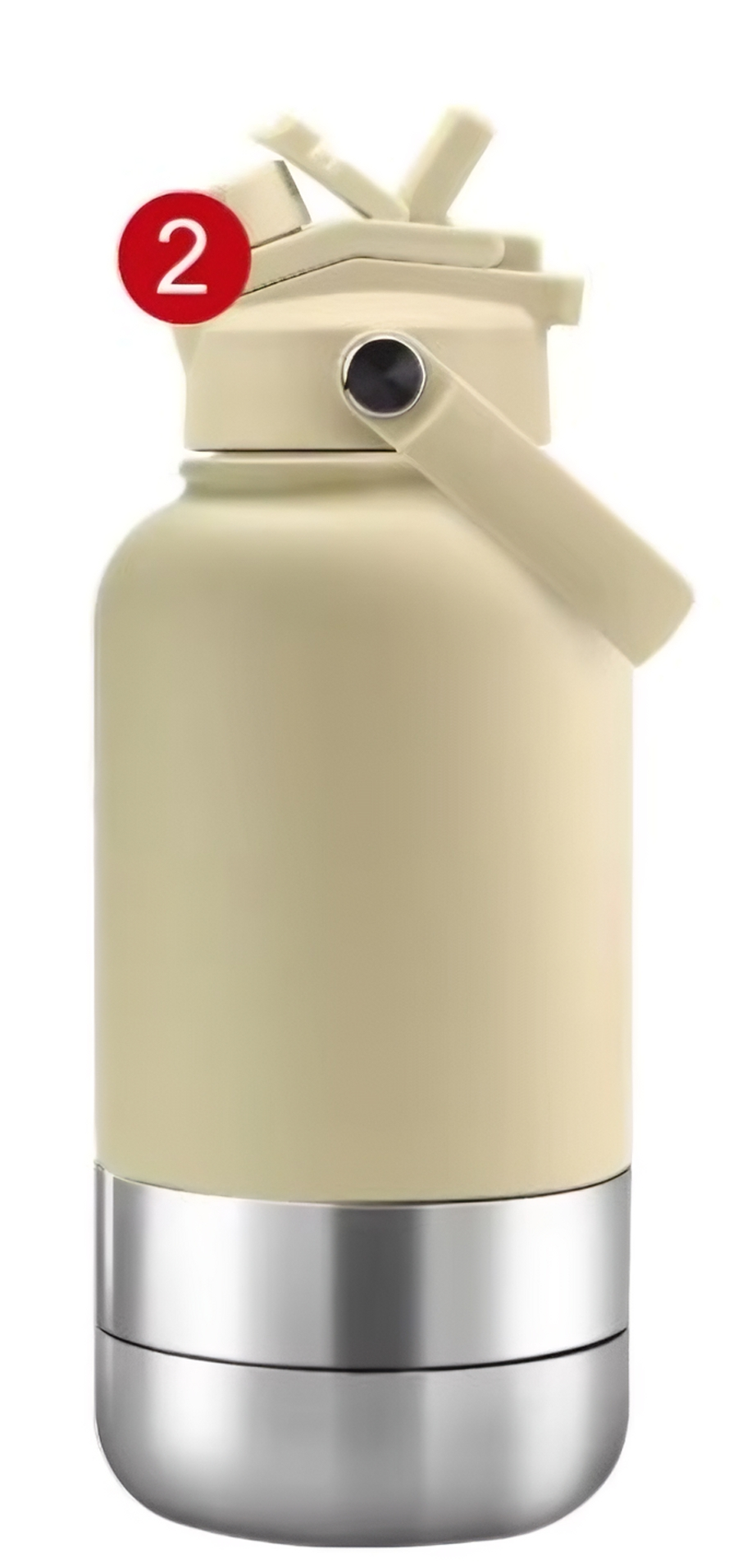 Trinkflasche für Hunde & Katzen mit integriertem Napf – 1000 ml