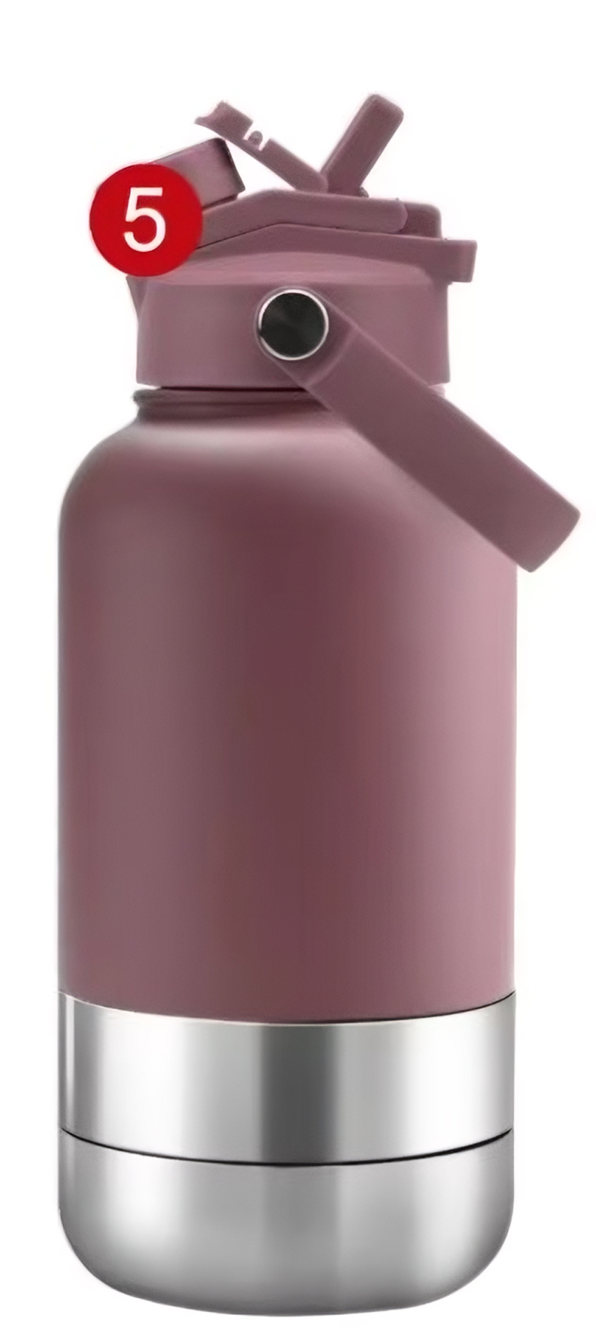 Trinkflasche für Hunde & Katzen mit integriertem Napf – 1000 ml